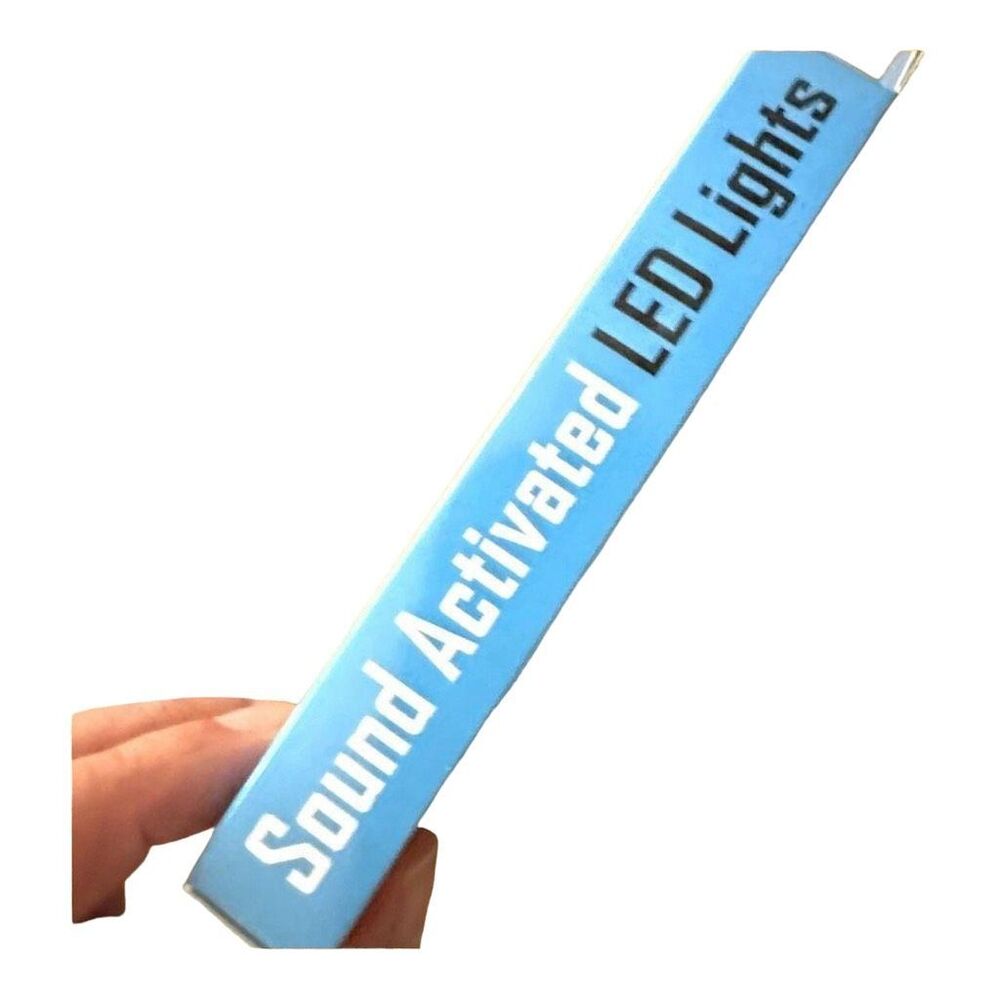 Sound Activated Blue LED Light Strip Peel Off Adhesive 1 Meter Or Cut To Size - Picture 4 of 5
